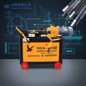 เครื่องทำสกรูอัตโนมัติ เครื่องรีดเกลียวเหล็กเส้นอัตโนมัติ ราคาโรงงาน เครื่องรีดเกลียวเหล็กเส้น - Product Image 1