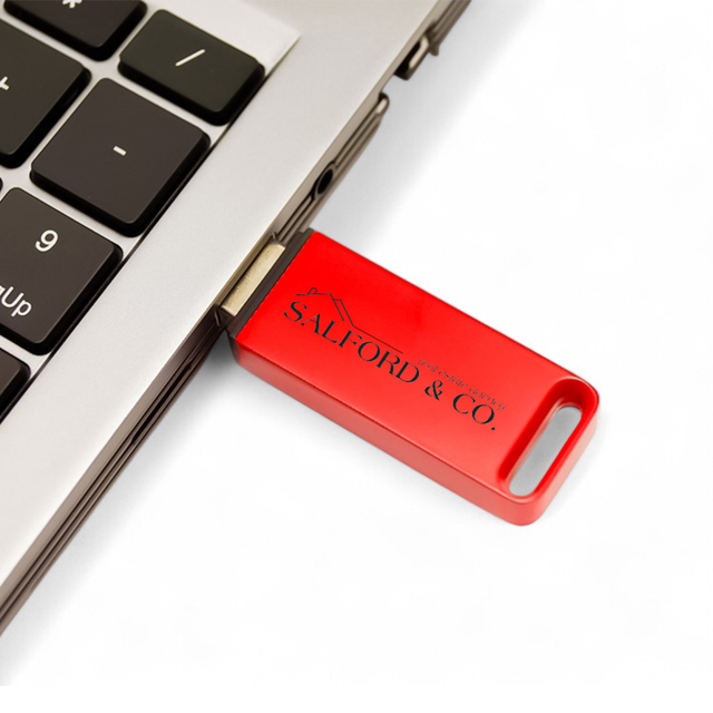 Plastic Cap USB Flash Drive Custom Laser Printed Logo Slim Rectangle Pendrive 8GB 16GB 32GB 64GB USB2.0 Portable Memory Stick