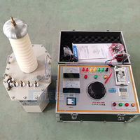 Probador de Tensión de Frecuencia de Potencia 50kV-70kV CA Monofásico, Transformador Hipt OEM, Prueba Portátil de Alta Tensión SF6