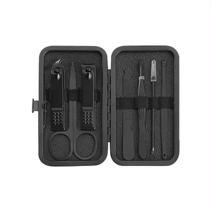 <span class=keywords><strong>Set</strong></span> Manicure e Pedicure in Acciaio Inossidabile, Kit 7 Pezzi con Tronchesine per Unghie, <span class=keywords><strong>Set</strong></span> per la Cura delle Dita - Product Image 1