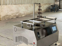 Fontaine à chocolat de table compacte avec distributeur et bec verseur, machine à faire fondre et pulvériser le chocolat de qualité supérieure