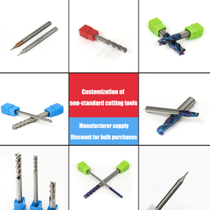 Máy Khoan Hình Nón CNC với sáo xoắn ốc cacbua vonfram và thân thẳng để cắt thép HRC 45-65 - Product Image 5