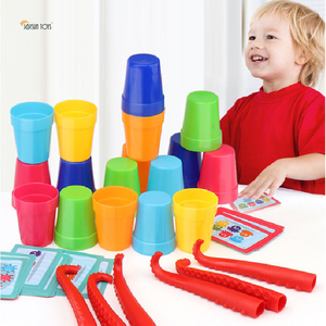Juego de mesa de juego de juguetes de pulpo apilable para 1 a 3 jugadores - Product Image 1