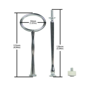2 Tier Goud Kleur Wedding Desscert Dienblad Fitting Cupcake Goedkope Cookie Cake Stand Hardware Kit CSH-014 - Product Image 2
