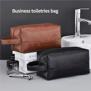 HANFEIZI Borsa da Toilette da Viaggio per Uomo, Borsa Portatile per Cosmetici e Prodotti per la Cura della Pelle - Product Image 2