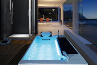 Prix usine Hôtel De Luxe Acrylique Whirlpool Baignoire Bulle D'air Ménage Baignoire
