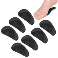 Demi-semelles de soutien de la voûte plantaire en coton respirant et élastique, absorbant les chocs, pour l'alignement des pieds, idéales pour la course, la marche et les inserts de chaussures quotidiennes
