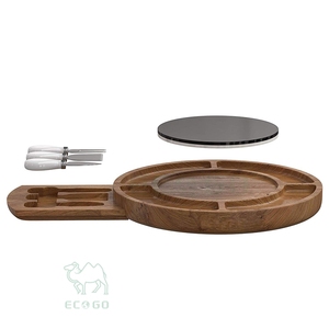 Tabla de quesos de bambú personalizada para viajes y picnics - Product Image 2