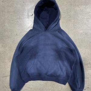 เสื้อฮู้ดดี้ทรงบ็อกซี่แบบครอป ผ้าฝรั่งเศสเทอร์รี่สีชมพู ดีไซน์ใหม่จาก TOPSHOW ผ้าฝ้ายหนา 500 กรัม ซักฟอกแบบแอซิดวอช - Product Image 6