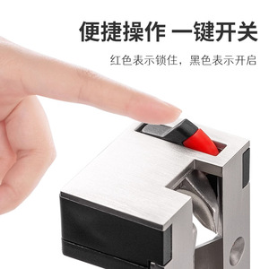 Cerradura de Cadena Oculta Kaishengxi de Acero Inoxidable, Cadena de Seguridad Universal para el Hogar, Hotel, Casa de Huéspedes, Cerrojo de Seguridad - Product Image 4
