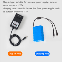 Cadre d'affichage pliable, boîte à lumière, panneau publicitaire portable à LED alimenté par batterie, support d'affichage lumineux à ouverture rapide 5000