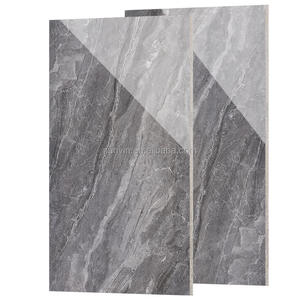 Suelo de <span class=keywords><strong>gres</strong></span> de porcelana gris, azulejo de suelo de porcelana con aspecto de mármol pulido, azulejos de mármol de cuerpo completo de 600x1200mm para pared - Product Image 1