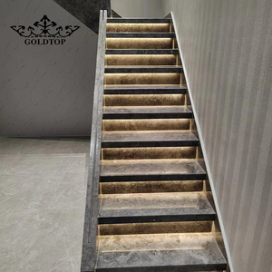 Mármol Gris Estrella Goldtop, Piedra Natural Impermeable, Losas Pulimentadas, Encimeras, Cubiertas para Baños, Baldosas para Pisos, Paneles de Pared para Hoteles - Product Image 5