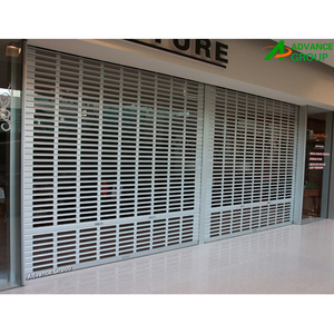 Volet roulant de gril en aluminium, porte d'enroulement de maille, porte de volet roulant en plastique - Product Image 1