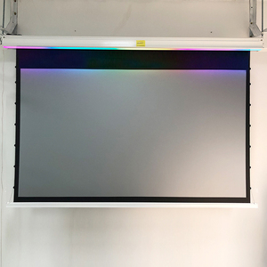 2025 nouveau 100 pouces électrique <span class=keywords><strong>motorisé</strong></span> dans les écrans de Projection de plafond vidéo écran de projecteur intelligent pour UST ALR Laser TV projecteur - Product Image 2
