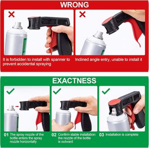 <span class=keywords><strong>Pistola</strong></span> pulverizadora universal con gatillo, pulverizador <span class=keywords><strong>de</strong></span> aerosol reutilizable, artículo promocional creativo para seminarios <span class=keywords><strong>de</strong></span> la industria <span class=keywords><strong>de</strong></span> la pintura - Product Image 6