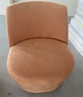 Fauteuil d'appoint moderne en tissu chenille doux, luxueux, rembourré et durable, idéal pour les hôtels et les hôpitaux
