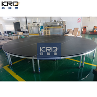 Plataforma de escenario de vidrio de aleación de aluminio para exteriores de alta calidad 2023 para eventos, conciertos, exposiciones y pantallas de armazón