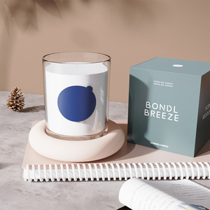 Cao Cấp Thương Hiệu Tùy Chỉnh Tự Nhiên Sáp Đậu Nành Nến Thơm Da Nhãn Trong Lọ Thủy Tinh Với Sang Trọng Đóng Gói - Product Image 6