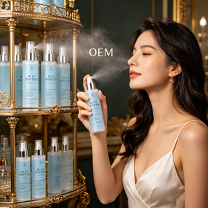 Spray Facial de Péptidos Azules, Suero Facial en Aerosol para Salón, Sin Parabenos ni Sulfatos, Fórmula Suave, Apto para Piel Seca, Grasa y Mixta, OEM - Product Image 1