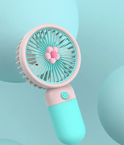 Rechargeable Portable Electric Summer <b>Fan</b> Home Outdoor Standing Mobile <b>Handheld</b> Convenient Cute Flower Mini USB <b>Fan</b> - Product Image 4