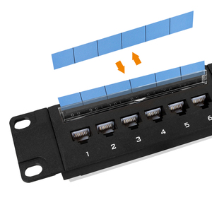 RPS-2043H8C6 CAT6 UTP 24 ports, panneau de brassage RJ45 pré-équipé, 19 pouces, double IDC, 100 % testé, garantie 5 ans, <span class=keywords><strong>T568A</strong></span>/<span class=keywords><strong>B</strong></span>, 22-26 AWG - Product Image 5
