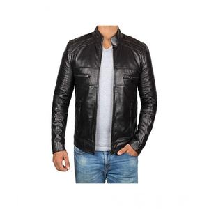 Veste de moutarde en cuir véritable,, Pakistan de haute qualité pour hommes à la mode - Product Image 2