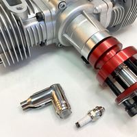 Busi Logam Iridium ME8 untuk Mesin Bensin RCGF Original Burner 10bm / RE 16bm 21t 31t 40ts Model Pesawat Terbang Sayap Tetap