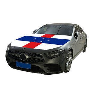 Antilles néerlandaises National voiture capot moteur couverture drapeau transfert de chaleur imprimé Polyester Spandex mélange agence de <span class=keywords><strong>voyage</strong></span> cadeau - Product Image 6