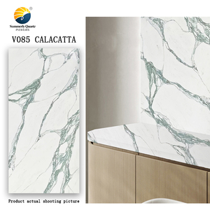 Hotselling nhân tạo <span class=keywords><strong>Quartz</strong></span> đá slab thạch anh giá màu xanh lá cây tĩnh mạch thiết kế <span class=keywords><strong>Faux</strong></span> đá tấm cho các ứng dụng nhà - Product Image 2