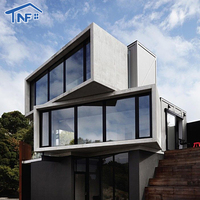 Ventana Fija Moderna de Aluminio con Doble Vidrio Low-E y Argón, Insonorizada, para Sala de Estar y Villa, Tamaño Personalizable, NF Luvindow