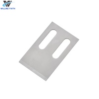 Lames de pelletiseur WL en alliages d'acier HRC 58-62, haute efficacité, pour extrudeuse, lame rotative pour machine de découpe de granulés plastiques