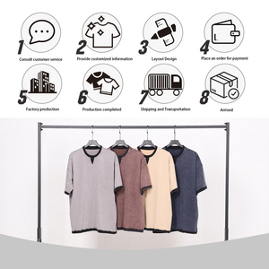 เสื้อยืดผู้ชายลายบาติกวินเทจแบบสั่งทำพิเศษ 250gsm ทรงหลวม ผ้าฝ้าย 100% ดีไซน์แบบ Patchwork ลุคฟอกสี เสื้อยืดเปล่าแบบสองชิ้นหลอกๆ - Product Image 5