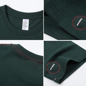 T-shirt unisexe en jersey 100 % coton épais 260 grammes, coupe ample à épaules tombantes, couleur unie, décontracté, manches courtes, personnalisable avec logo ODM - Product Image 3