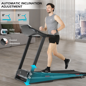 <span class=keywords><strong>Tapis</strong></span> <span class=keywords><strong>Roulant</strong></span> Professionale ad Alta Velocità 1-16km/h con Motore da 3.0HP, Spedizione da Magazzino Francese - Product Image 4