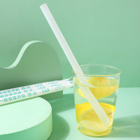 Pailles à boire en canne à sucre, biodégradables, écologiques, pailles en PLA de canne à sucre, pailles en fibre de bambou