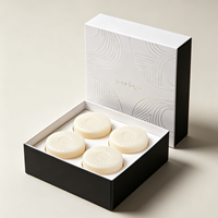 Coffret cadeau de collection de savons haut de gamme, fabriqué en carton durable avec couvercle séparé, impression personnalisée pour produits de bain et de beauté