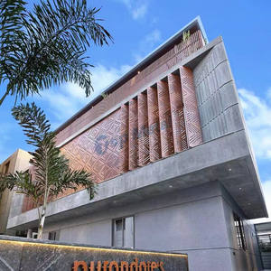 Revêtement extérieur, façade, écran mural coulissant en métal, persienne en aluminium - Product Image 3