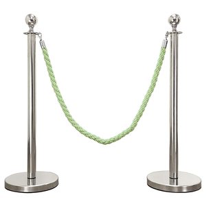 Evento Car Show tappeto rosso palla decorativa Top Steel VIP Queue Way Poles Stanchion Post barriere in corda di velluto - Product Image 2