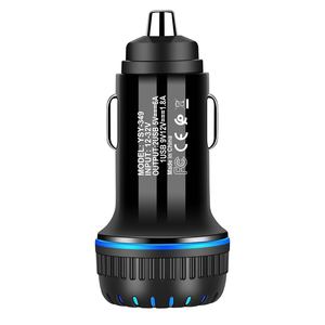 Cargador de Coche de Alta Calidad 2025 con Forma de Neumático, Doble Puerto USB, Carga Rápida QC3.0 para Teléfonos Móviles Apple, Samsung, Huawei, LG, HTC, Xiaomi - Product Image 2