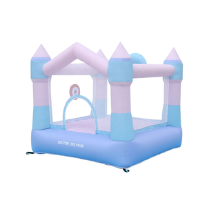 Doctor Dolphin Pink Bounce House <span class=keywords><strong>Petit</strong></span> <span class=keywords><strong>trampoline</strong></span> gonflable pour tout-petits Videur gonflable d'intérieur avec souffleur Videur à usage domestique - Product Image 1