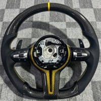 Volants en cuir et fibre de carbone les plus vendus, adaptés aux modèles BMW F10 F20 F30 F22 M3 M4 M5 E60 E90 E70 X4 X5 X6, accessoires automobiles