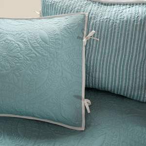 DB 6-Piece Reversible Blue <b>Daybed</b> <b>Cover</b> Set Stylish Bedding for Comfort and Style - Product Image 5