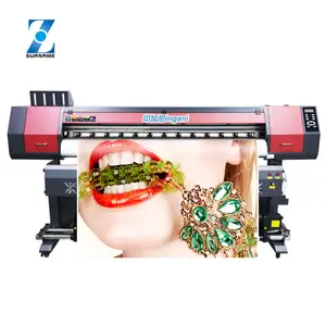 Định Dạng Lớn 1.6M 1.8M 6Feet DX5 Xp600 Đầu Vinyl Plotter Máy In Dung Môi Sinh Thái Cho Biểu Ngữ Vải