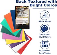 Manchons de carte mats de qualité professionnelle avec revêtement anti-décoloration pour carte Tcg et carte Pokemoned