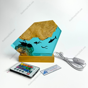 Tendencia superior: resina epoxi transparente cristalina personalizada para lámpara de resina de madera del fabricante directo vietnamita - Product Image 1