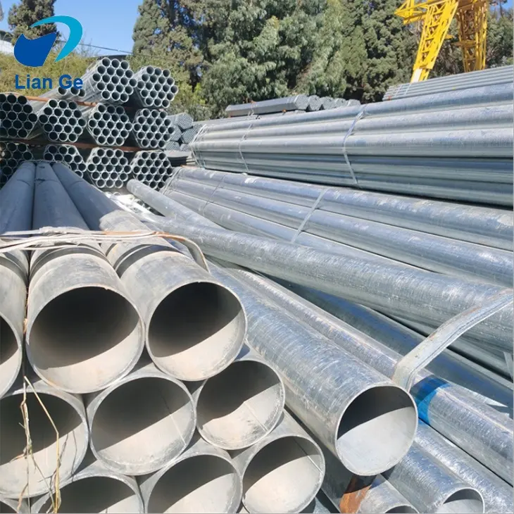 LianGe carbon steel profile galvanized steel pipe zinc coated hexagonal alloy steel tube