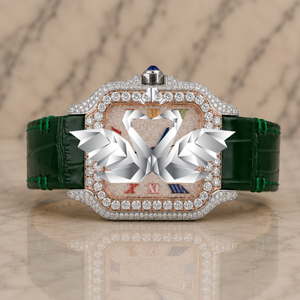 Premium Quality Classic Green Rubber Strap Mechanical Luxury Watch Stainless Steel Case Crystal Bezel Analog Limited Edition - Product Image 6