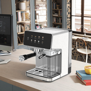 Cafetera Espresso Programable de 20 Bares, Multifuncional, Italiana, con Pantalla Táctil Grande, Espumador de Leche, Semiautomática para el Hogar - Product Image 5