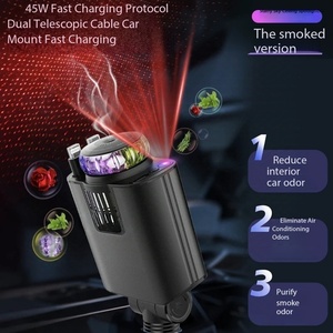 Cargador de Coche con Difusor de Aromaterapia, Carga Súper Rápida 5 en 1, Ajuste Giratorio Universal para Todos los Modelos - Product Image 4